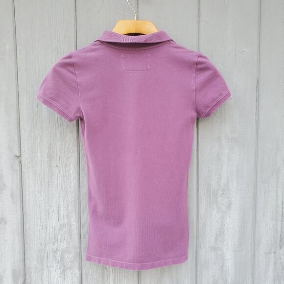Aeropostale Purple Polo Shirt LIKE NEW Size Medium Collared Business Casual - Picture 4 of 10